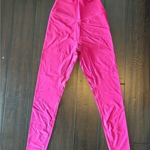 Balance Athletica Liquid Metal Alkaline Hot Pink Leggings
